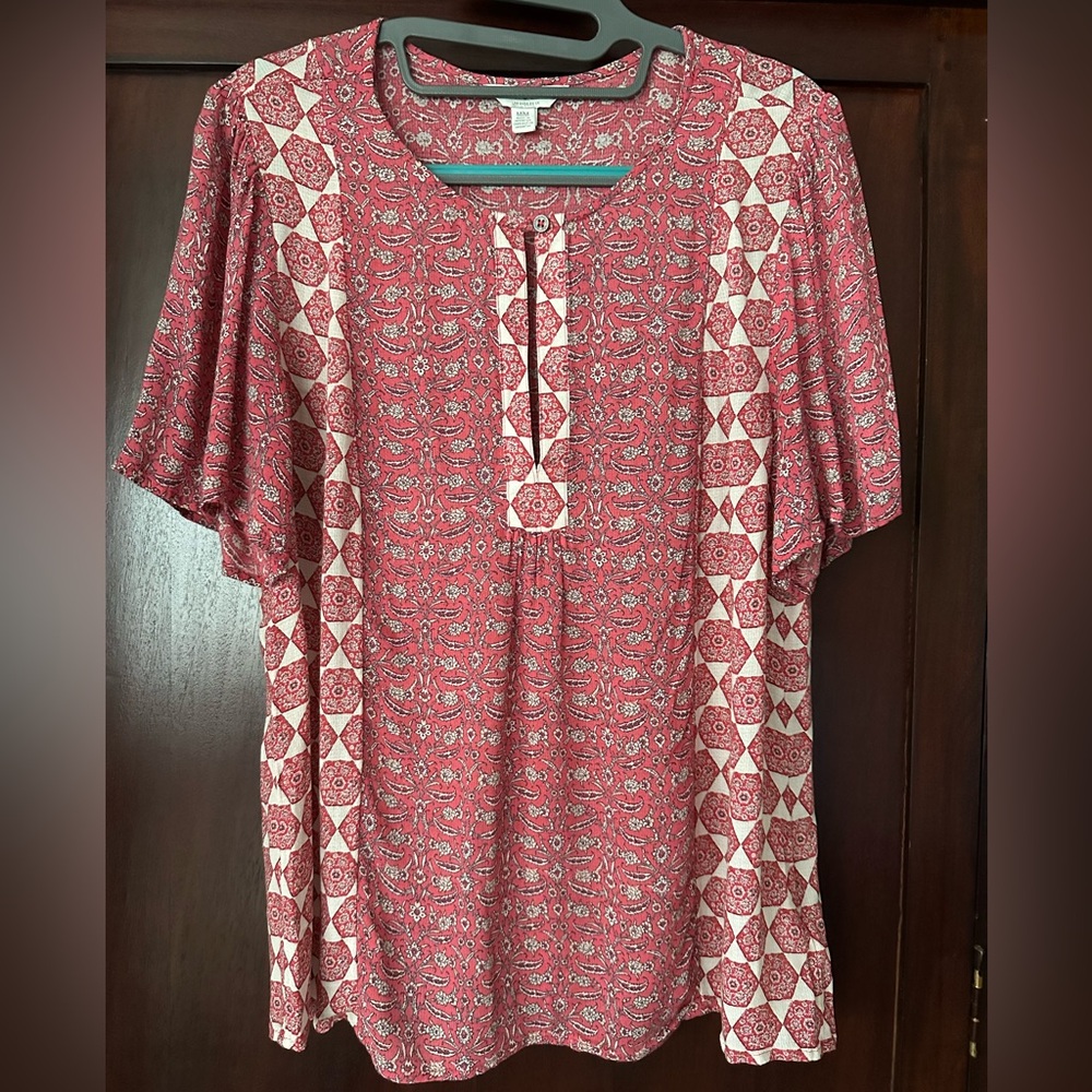 Lucky Brand Casual Printed Top
